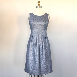 Lela Rose a-line tweed cocktail dress